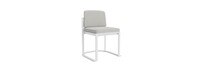 Sanibel 7 Piece Outdoor Dining Set in White - Basket Weave Stone