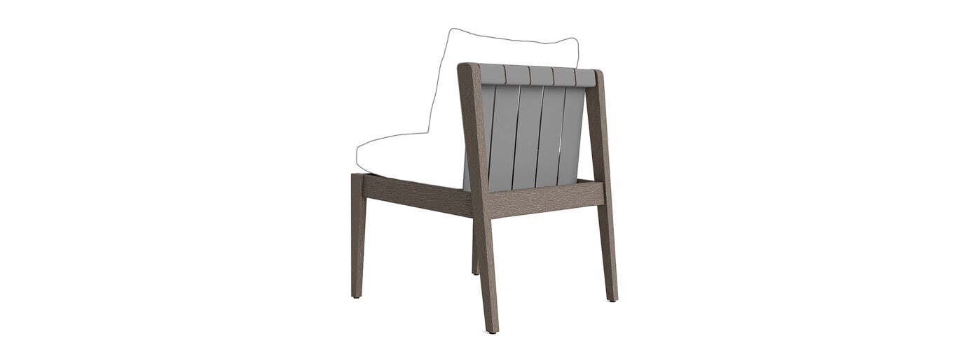 Del Mar Outdoor Dining Side Chair Frame