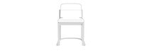 Sanibel Outdoor Dining Side Chair Frame - White