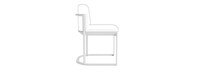 Sanibel Outdoor Dining Side Chair Frame - White