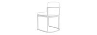 Sanibel Outdoor Dining Side Chair Frame - White