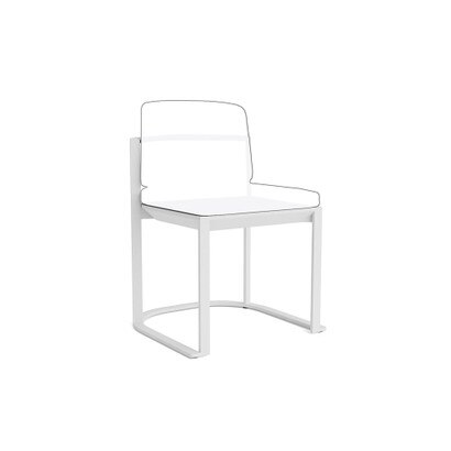 Sanibel Outdoor Dining Side Chair Frame - White