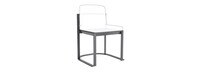 Sanibel Outdoor Dining Side Chair Frame - Zinc