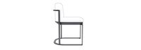 Sanibel Outdoor Dining Side Chair Frame - Zinc