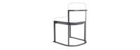 Sanibel Outdoor Dining Side Chair Frame - Zinc