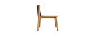 Santorini Outdoor Dining Side Chair Frame - Natural Teak
