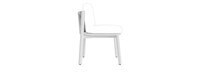 Santorini Outdoor Dining Side Chair Frame - Zinc