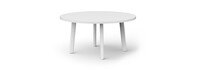 Santorini Outdoor 48" Round Dining Table - White