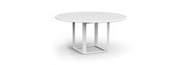 Sanibel Outdoor 60" Round Dining Table - White