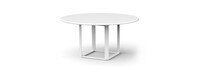 Sanibel Outdoor 60" Round Dining Table - White