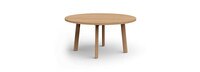 Santorini Outdoor 60" Round Dining Table - Natural Teak