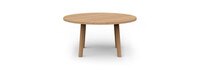 Santorini Outdoor 60" Round Dining Table - Natural Teak