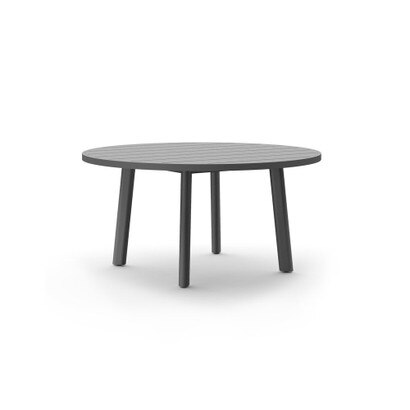 Santorini Outdoor 60" Round Dining Table - Zinc