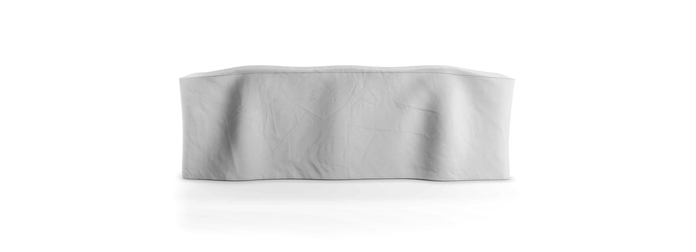Sanibel Outdoor 96" Rectangle Dining Table Cover - Gray