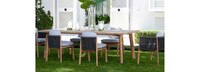Santorini Outdoor 96" Rectangle Dining Table - Natural Teak