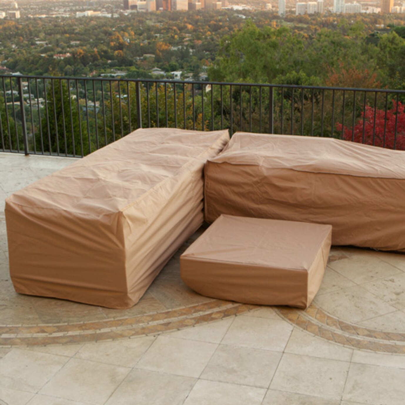 Portofino Deluxe Furniture Covers For 6pc Sectional Rst Brands Portofino Furniture Covers For 6pc Sectional