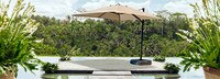 Portofino® Comfort 10' Sunbrella® Outdoor Resort Umbrella - Heather Beige