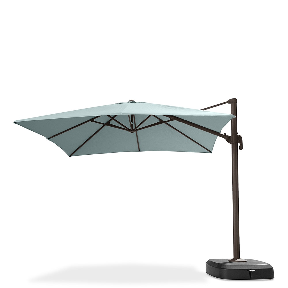 Portofino® Comfort 10 Sunbrella® Outdoor Resort Umbrella - Spa Blue