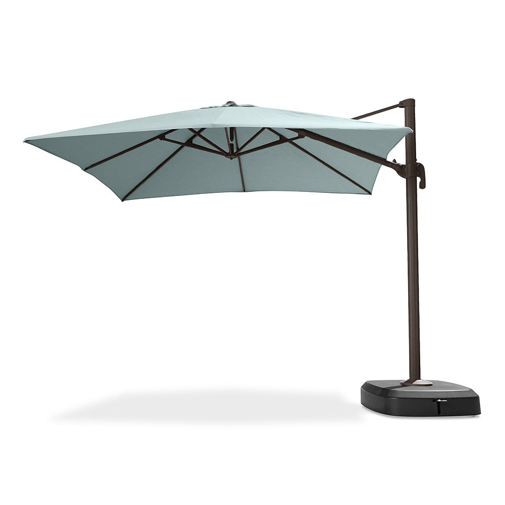 Portofino® Comfort 10' Sunbrella® Outdoor Resort Umbrella - Spa Blue