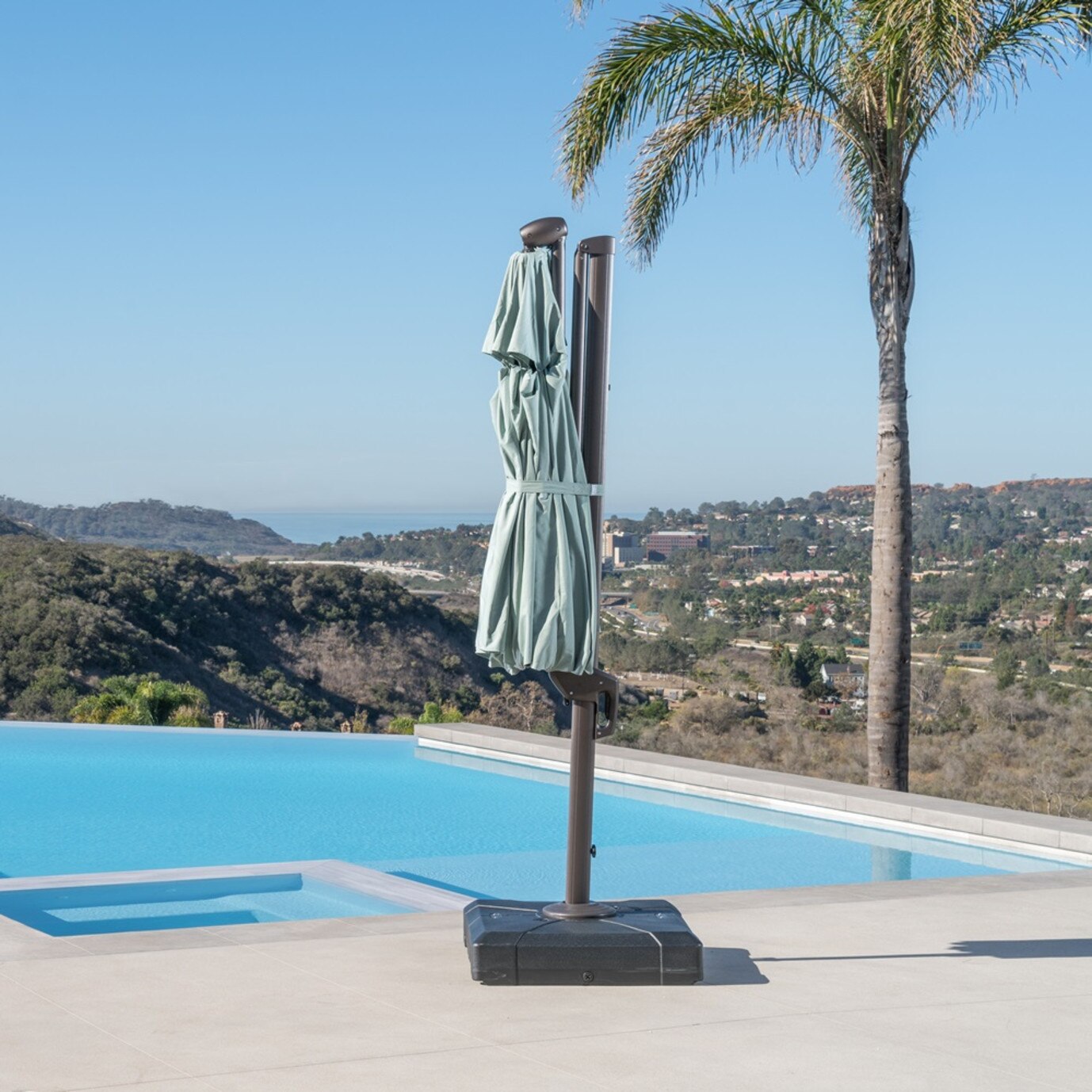 tables sale 6' round for in 10' Brands Round Bliss Blue Umbrella Offset RST tables sale 6' round for in 10' Brands Round Bliss Blue Umbrella Offset RST