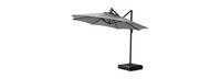 Modular Outdoor 10' Sunbrella® Round Umbrella - Charcoal Gray