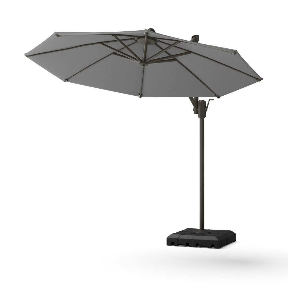 Modular Outdoor 10' Sunbrella® Round Umbrella - Charcoal Gray