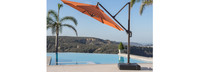 Modular Outdoor 10' Sunbrella® Round Umbrella - Heather Beige