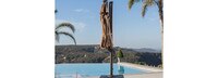 Modular Outdoor 10' Sunbrella® Round Umbrella - Moroccan Cream