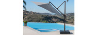 Modular Outdoor 10' Sunbrella® Round Umbrella - Moroccan Cream