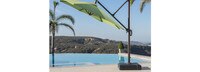 Modular Outdoor 10' Sunbrella® Round Umbrella - Moroccan Cream
