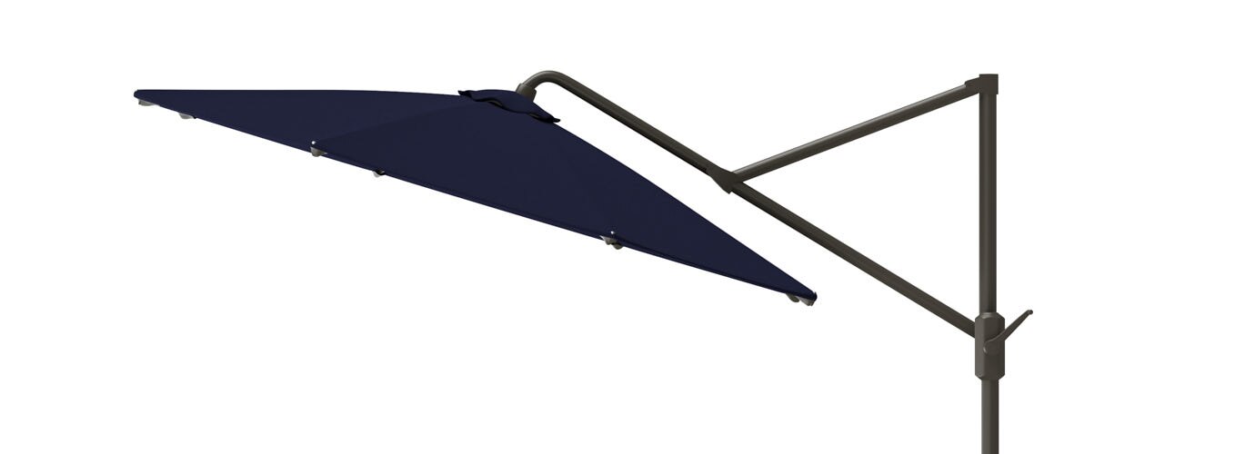 Modular Outdoor 10' Sunbrella® Round Umbrella - Navy Blue