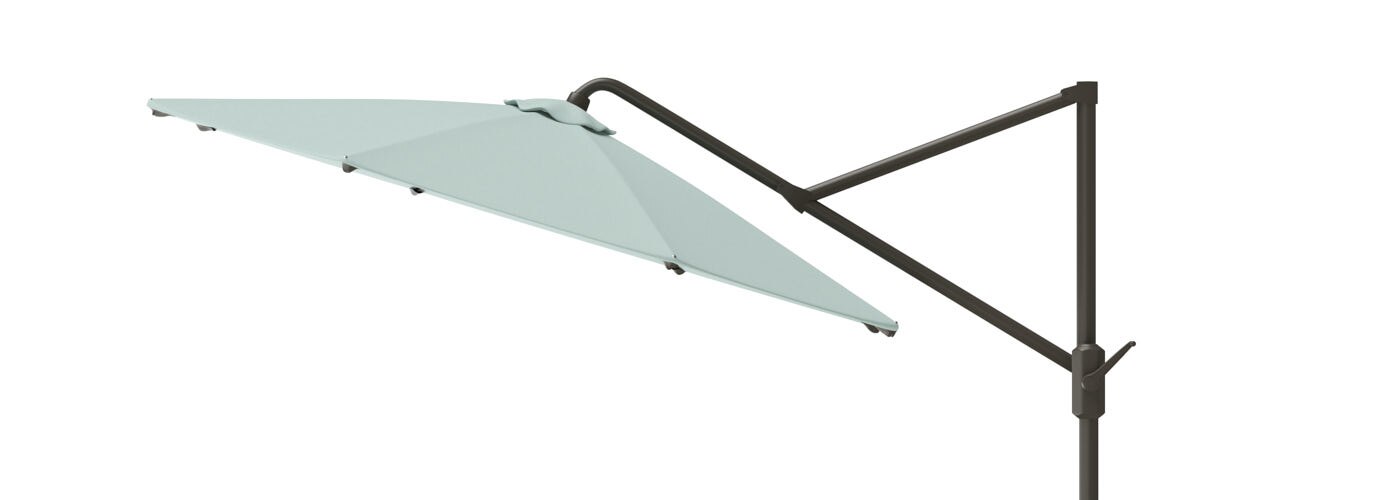 Modular Outdoor 10' Sunbrella® Round Umbrella - Spa Blue