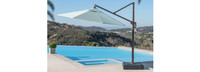 Modular Outdoor 10' Sunbrella® Round Umbrella - Spa Blue