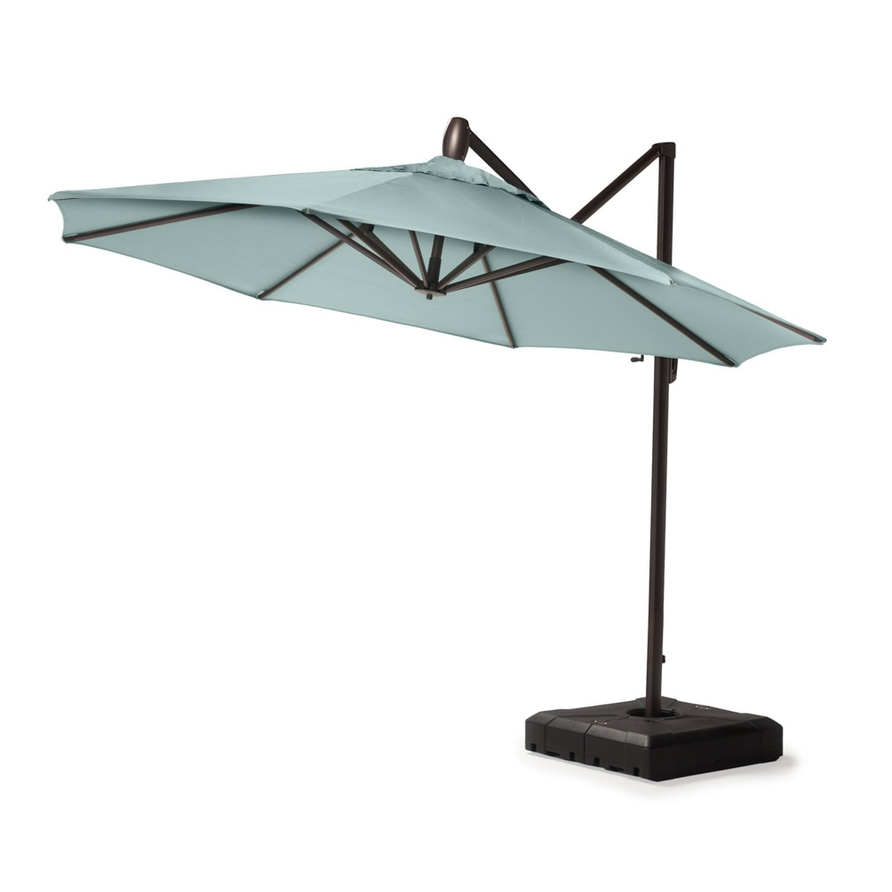 Modular Outdoor 10 Sunbrella® Round Umbrella - Spa Blue
