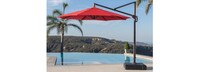 Modular Outdoor 10' Sunbrella® Round Umbrella - Sunset Red