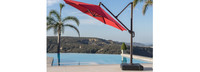 Modular Outdoor 10' Sunbrella® Round Umbrella - Sunset Red