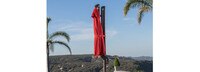 Modular Outdoor 10' Sunbrella® Round Umbrella - Sunset Red