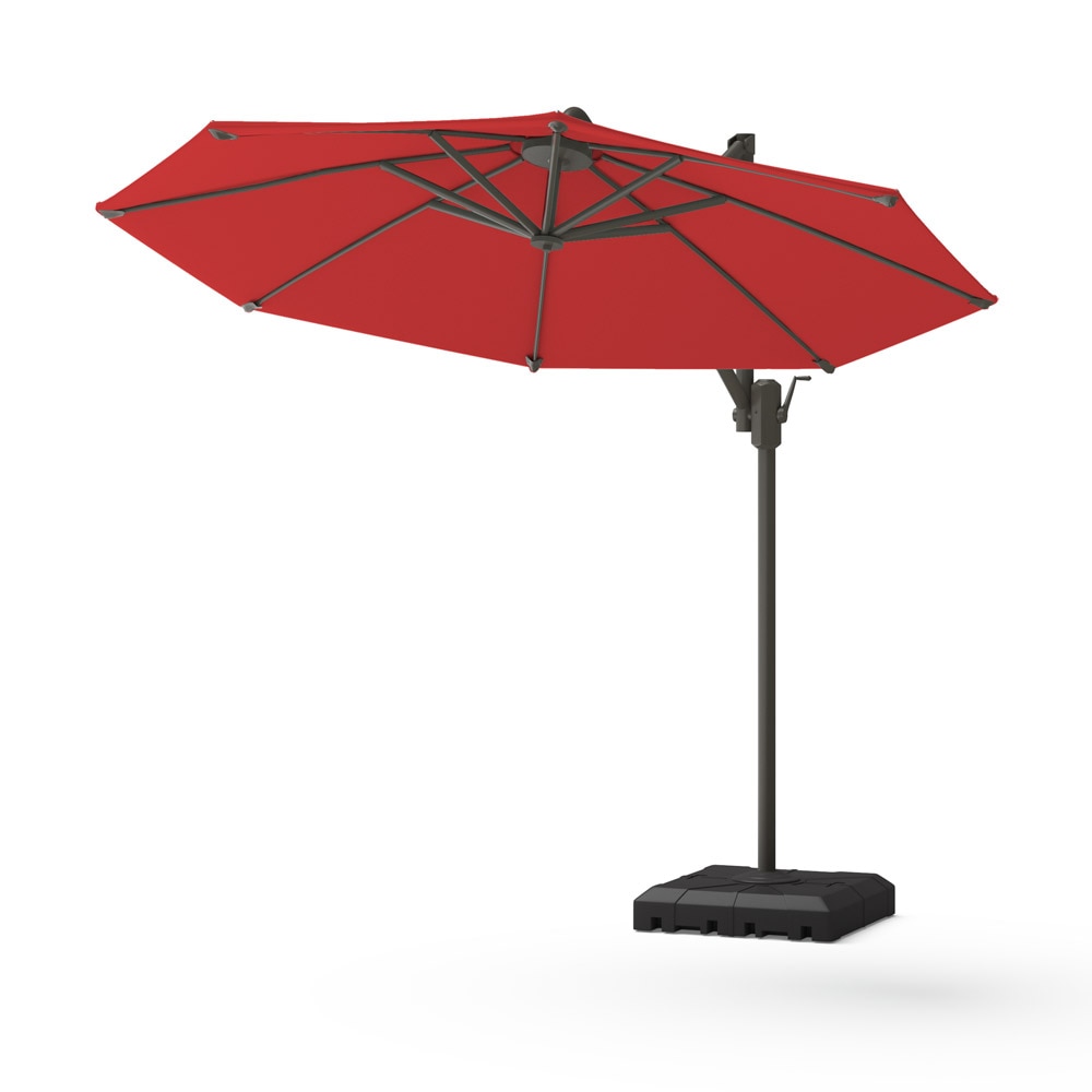 Modular Outdoor 10' Sunbrella® Round Umbrella - Sunset Red