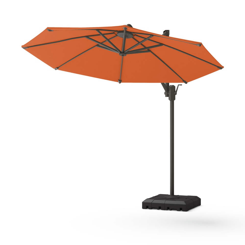 Modular Outdoor 10' Sunbrella® Round Umbrella - Tikka Orange