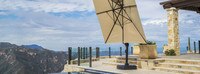 Portofino® Commercial 12ft Sunbrella® Outdoor Umbrella - Heather Beige