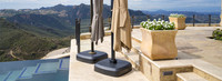 Portofino® Commercial 12ft Sunbrella® Outdoor Umbrella - Heather Beige