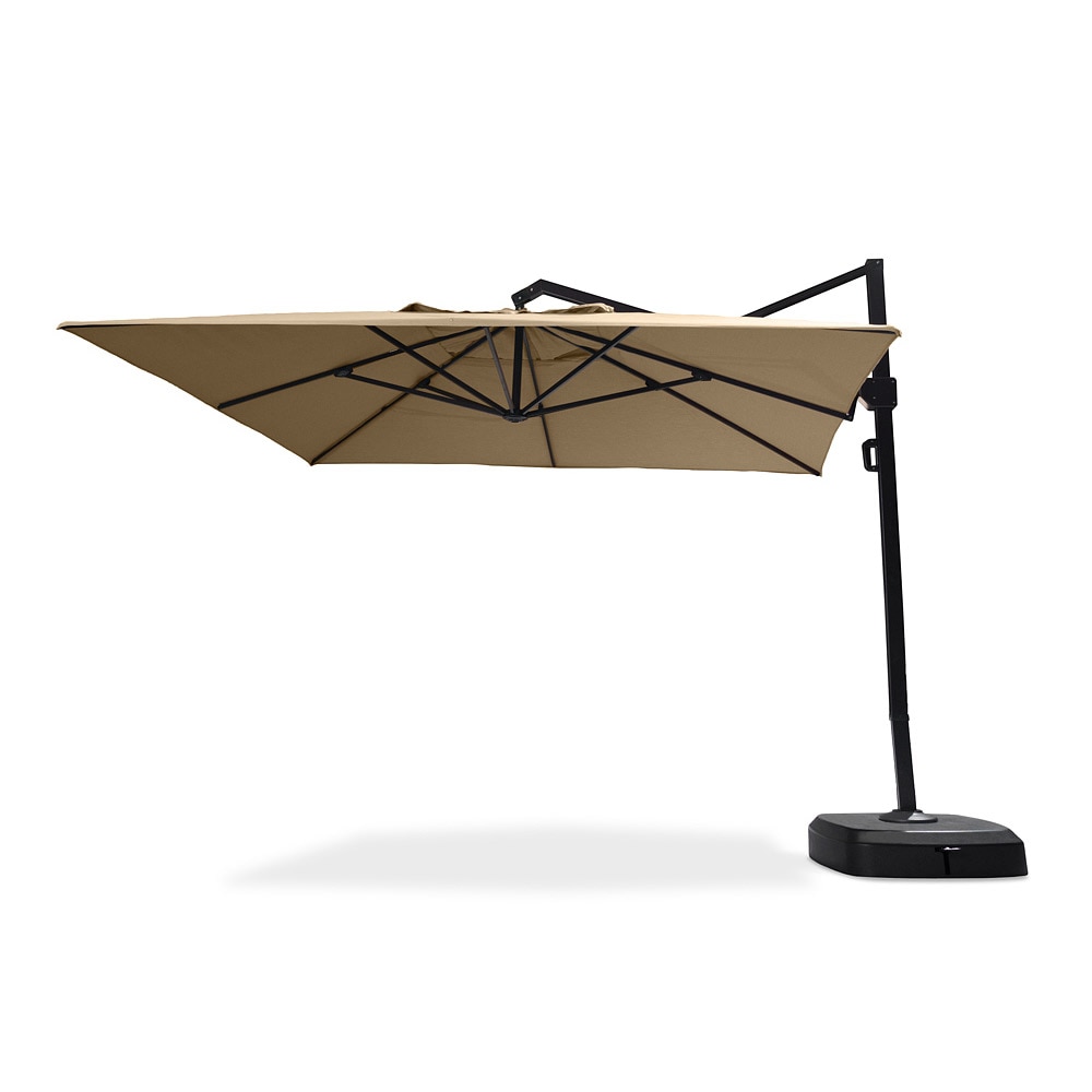 Portofino® Commercial 12ft Sunbrella® Outdoor Umbrella - Heather Beige