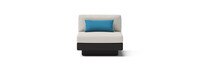 Portofino® Comfort Sunbrella® Outdoor Armless Chair - Dove Gray