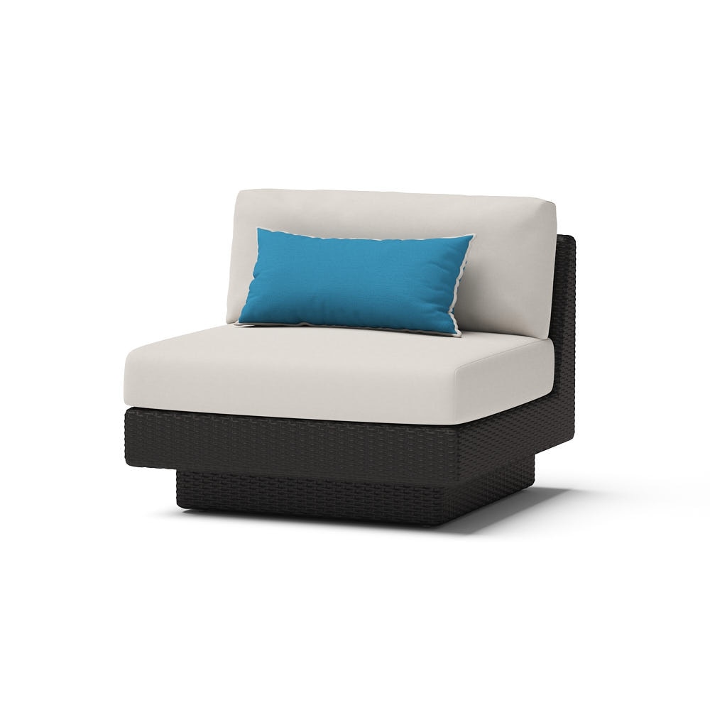 Portofino® Comfort Sunbrella® Outdoor Armless Chair - Dove Gray