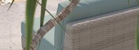 Portofino® Comfort Sunbrella® Outdoor Armless Chair - Spa Blue
