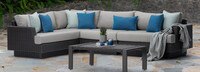Portofino® Repose Sunbrella® Outdoor Armless Chair - Dove