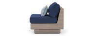Portofino® Repose Sunbrella® Outdoor Armless Chair - Laguna Blue