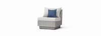 Cannes™ Set of 2 Sunbrella® Outdoor Armless Chairs - Bliss Ink