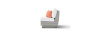 Cannes™ Armless Chairs - Cast Coral