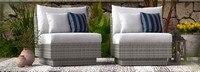 Cannes™ Armless Chairs - Ginkgo Green